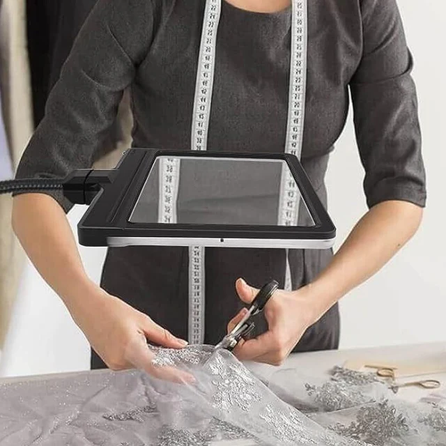 5X Magnifying Floor Lamp – Full-Page LED Light for Reading, Hobbies & Crafts