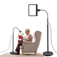 5X Magnifying Floor Lamp – Full-Page LED Light for Reading, Hobbies & Crafts