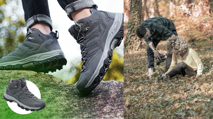 Lightweight Orthopaedic Outdoor & Hiking Boots with Cushioning Sole – Superior Support for Foot Pain Relief