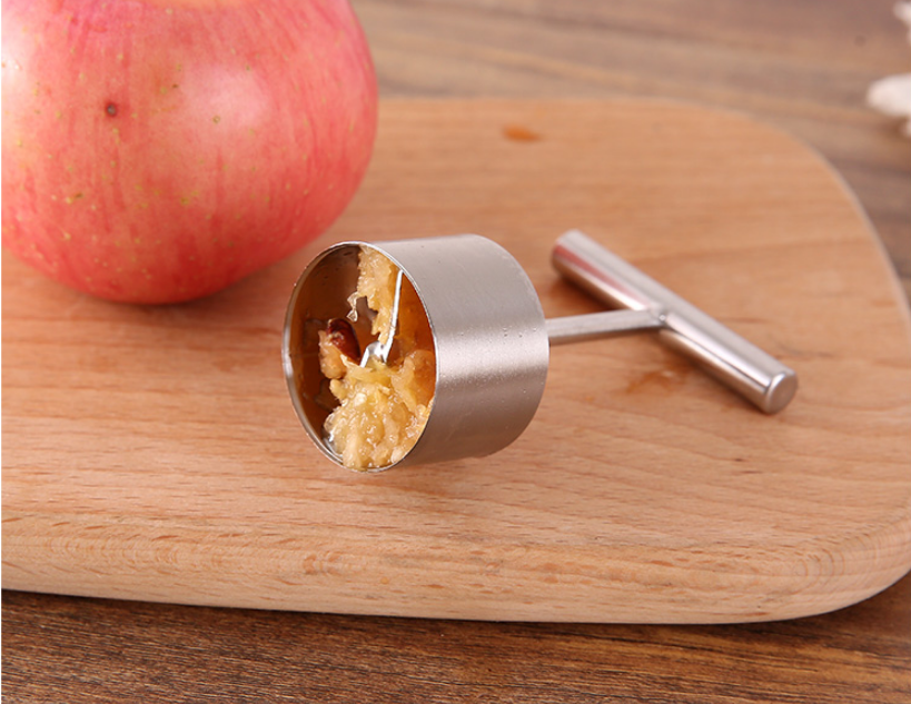 Stainless Steel Apples Rice Mold Stewed Rock Sugar Pear Large Core Puller Fruit Core Hole Digger Remover Kitchen Gadgets